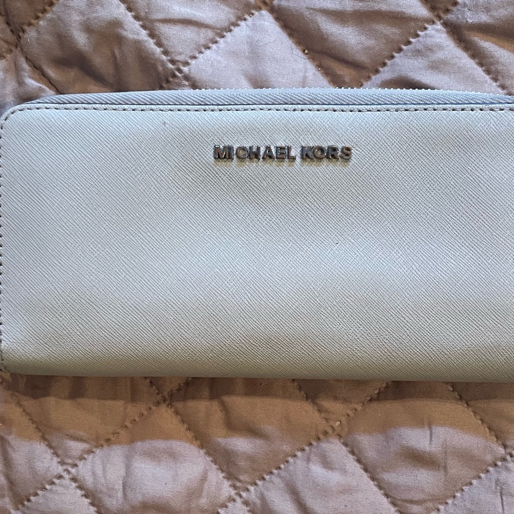 Michael Kors Light Gray Wallet